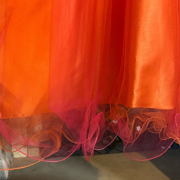 Pink/Orange Prom Dress - Picture 8 of 8
